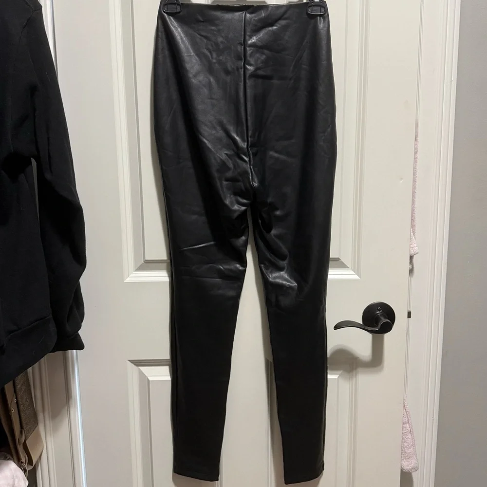Express Faux Leather Leggings - Picture 5 of 8